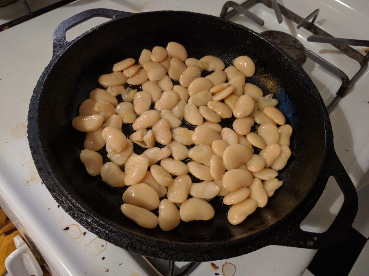 Panfried butter beans Little Mountain Recipes