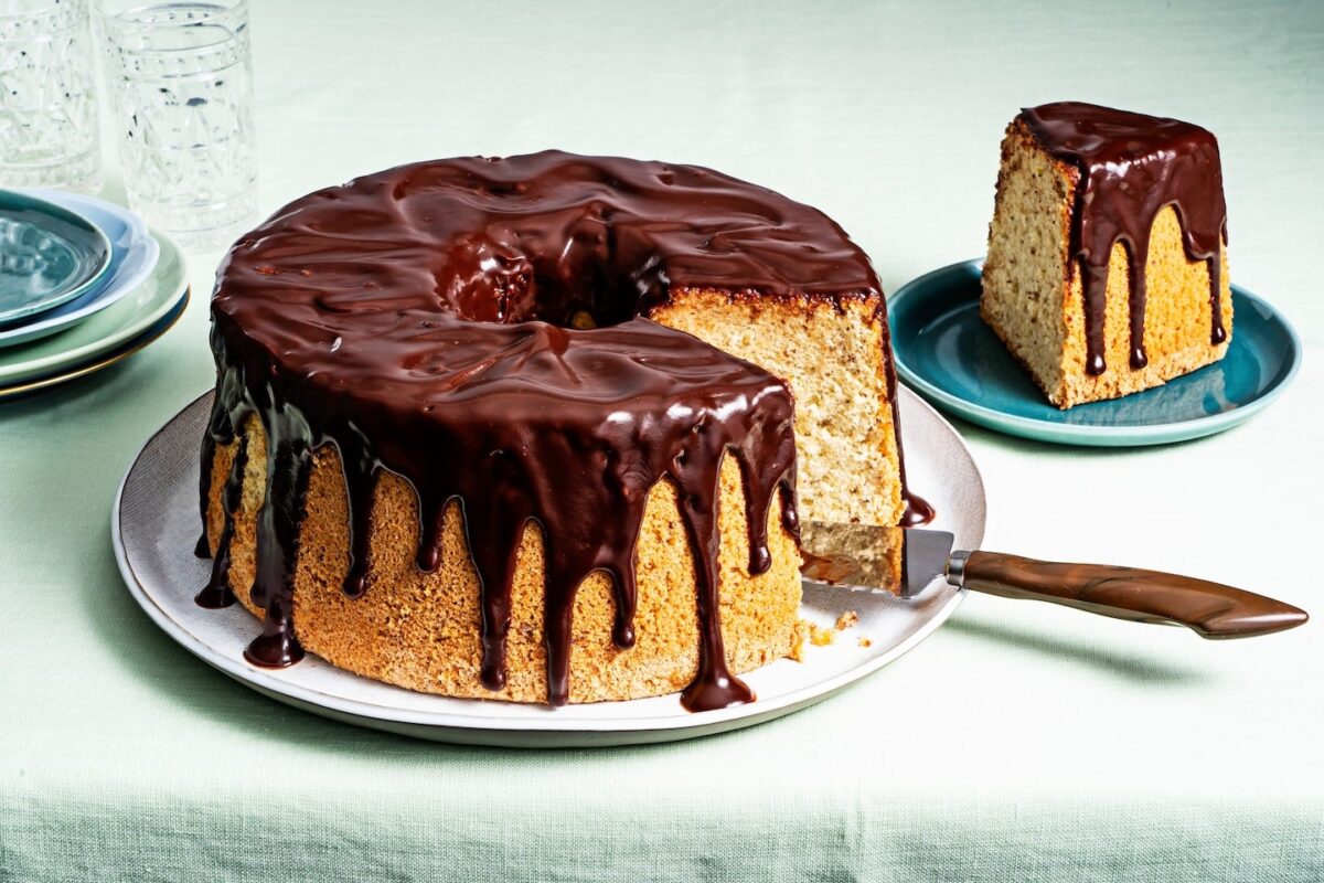 Hazelnut Chiffon Cake